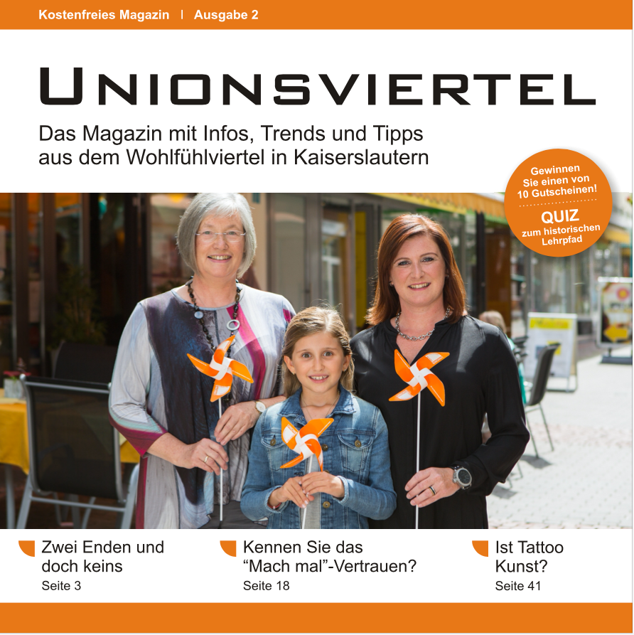 Unionsviertel Kaiserslautern Magazin