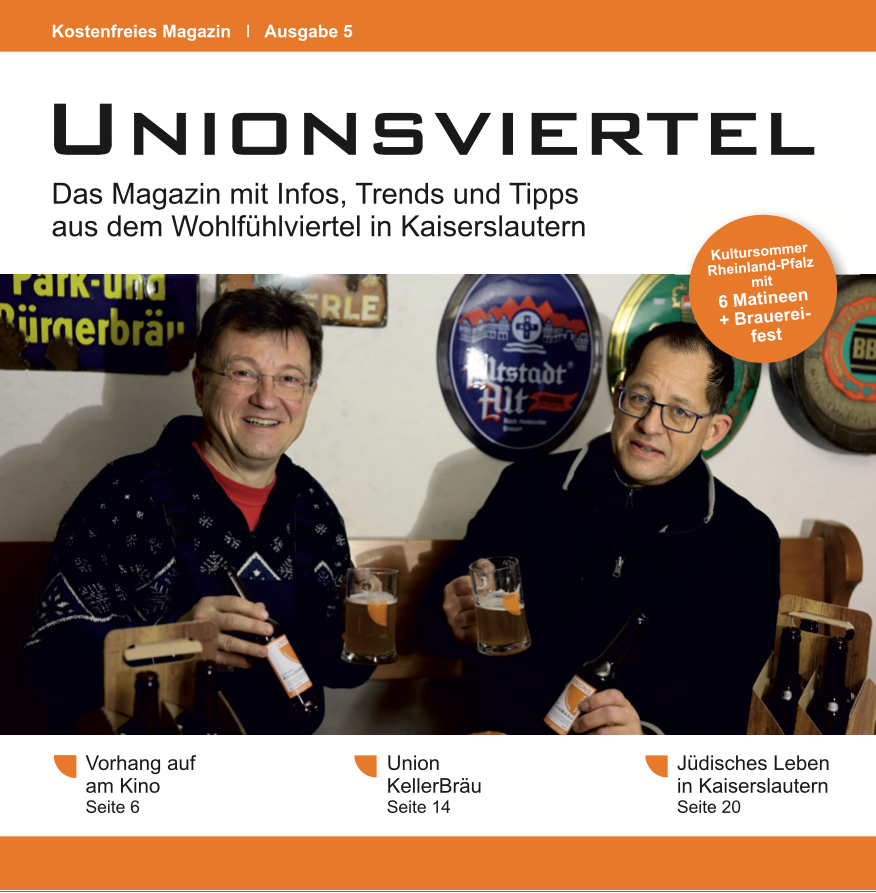 Unionsviertel Kaiserslautern Magazin